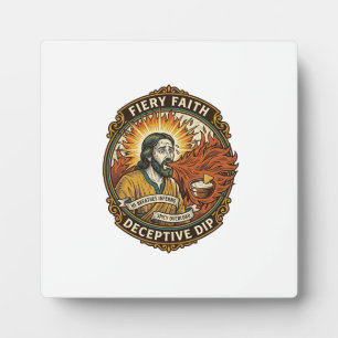 Jesus brennender Mund super scharfe Party-Dip Humo Fotoplatte