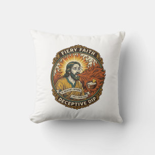 Jesus brennender Mund super scharfe Party-Dip Humo Kissen