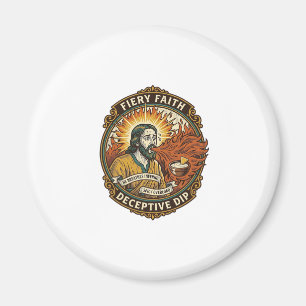 Jesus brennender Mund Super scharfe Party-Dip Humo Magnet