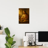 Jesus bricht Brot Poster (Heimbüro)