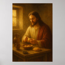 Jesus bricht Brot