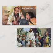 Jesus bricht Brot Visitenkarte (Vorne/Hinten)