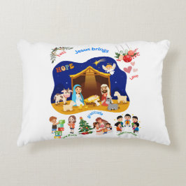 Jesus bringt Liebe, Hoffnung und Kraft Dekokissen