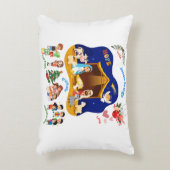 Jesus bringt Liebe, Hoffnung und Kraft Dekokissen (Vorderseite(Vertikal))