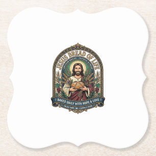 Jesus Brot des Lebens Jesus Brot Leben Bäckerei Ch Untersetzer