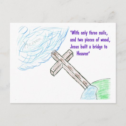 Jesus Brücke Postkarte (Vorderseite)