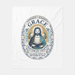 Jesus Buchclub-Lesegemeinschaft Grafik T-Shirt Chr Fleecedecke