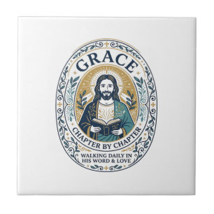 Jesus Buchclub-Lesegemeinschaft Grafik T-Shirt Chr Fliese