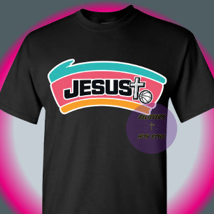 JESUS - Bunt und Sportlich T-Shirt