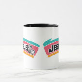 JESUS - Bunt und Sportlich Tasse (Zentrum)