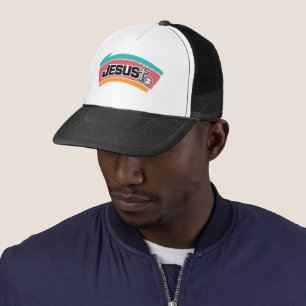 JESUS - Bunt und Sportlich Truckerkappe