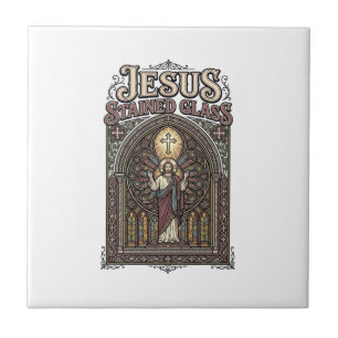 Jesus-Buntglas Jesus-Buntglas Kathedrale Fliese