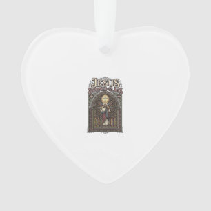 Jesus-Buntglas Jesus-Buntglas Kathedrale  Ornament