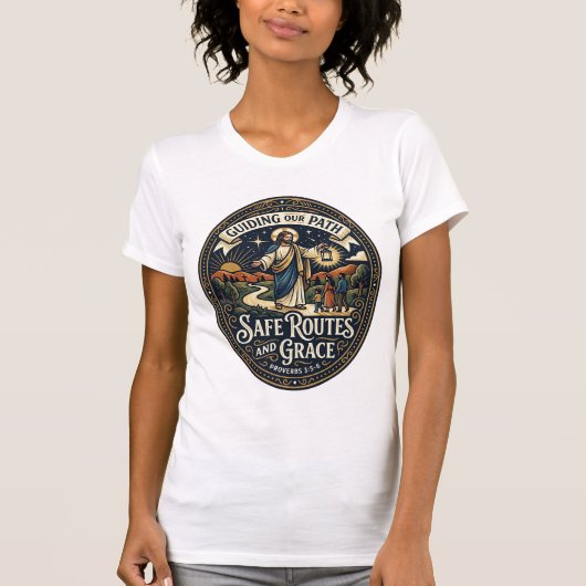 Jesus Busfahrer Transitmitarbeiter Shirt Glaube ba (Vorderseite)