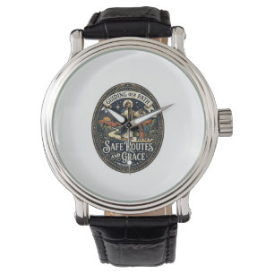 Jesus Busfahrer Transitmitarbeiter Shirt Glaube ba Armbanduhr