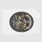 Jesus Busfahrer Transitmitarbeiter Shirt Glaube ba Golfhandtuch (Horizontal)