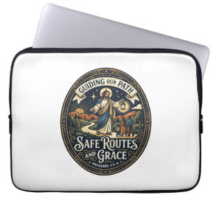 Jesus Busfahrer Transitmitarbeiter Shirt Glaube Ba Laptopschutzhülle