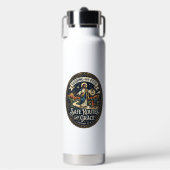 Jesus Busfahrer Transitmitarbeiter Shirt Glaube ba Trinkflasche (Vorderseite)