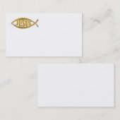 JESUS BUSINESS CARD CHRISTLICH VISITENKARTE (Vorne/Hinten)