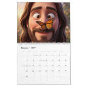 Jesus & Butterflies Calendar Kalender (Feb 2027)