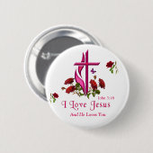 Jesus Button (Vorne & Hinten)
