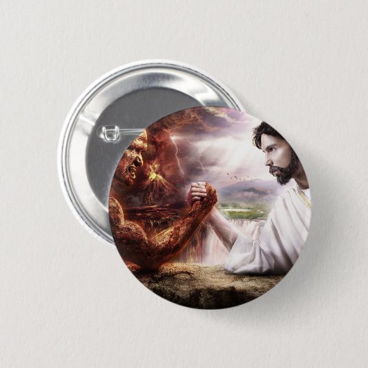 Jesus Button (Vorne & Hinten)