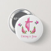Jesus Button (Vorne & Hinten)