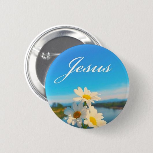 Jesus Button (Vorne & Hinten)