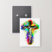Jesus Button (Vorderseite/Rückseite)