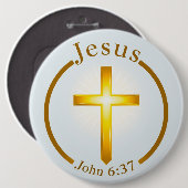 Jesus Button Button (Vorne & Hinten)