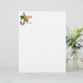 Jesus Candy Cane Stationery (Stehend Vorderseite)