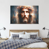 Jesus Canvas Print Picture Leinwanddruck (Insitu (Schlafzimmer))