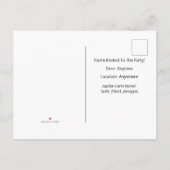 Jesus Cares. 1 Peter 5:7 (KJV) - Ocean Blue - Einladungspostkarte (Rückseite)