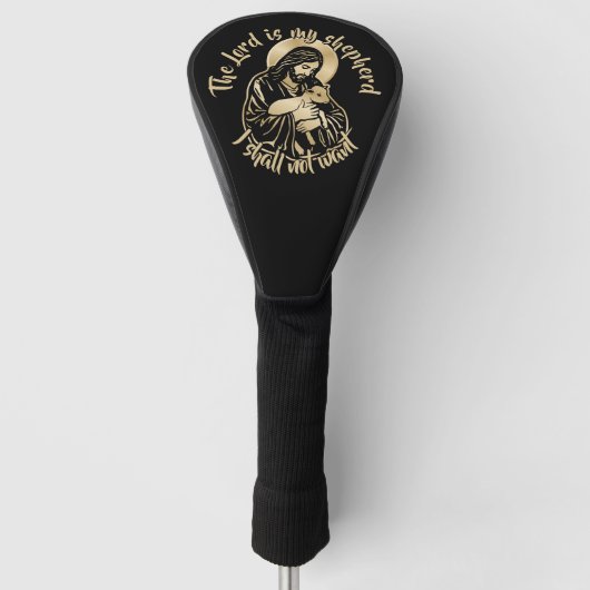Jesus Caring Shepherd Golf Headcover (Vorderseite)