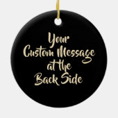 Jesus Caring Shepherd Keramik Ornament (Hinten)