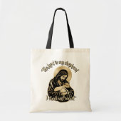 Jesus Caring Shepherd Tragetasche (Vorne)
