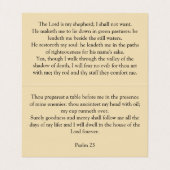 Jesus Caring Shepherd Visitenkarten (Innenseite Aufgefaltet)