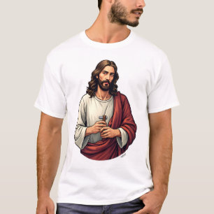 Jesus Carpenter Mark Vintage Gravur Tee 2