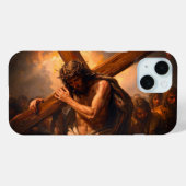 Jesus Carries The Cross iPhone / iPad case (Rückseite (Horizontal))