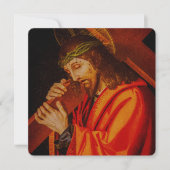 Jesus carrying the cross card (Vorderseite)