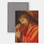 Jesus carrying the cross magnet (Vorderseite/Rückseite)