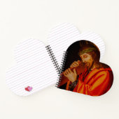 Jesus carrying the cross notebook notizblock (Innenseite)