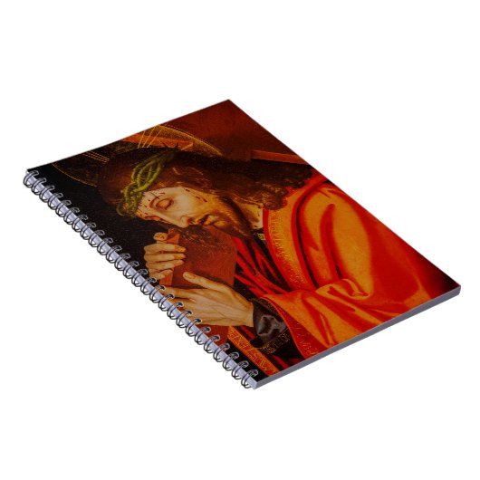Jesus carrying the cross notebook notizblock (Rechte Seite)