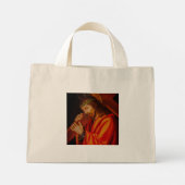 Jesus carrying the cross tote bag mini stoffbeutel (Rückseite)
