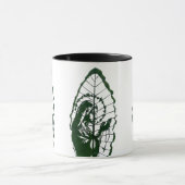 Jesus Carved On A Leaf Tasse (Zentrum)