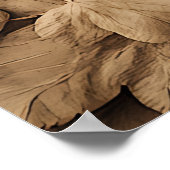 Jesus Carving Art Poster (Ecke)