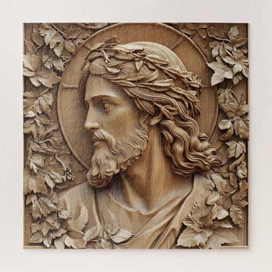 Jesus Carving Jigsaw Puzzle (Vertikal)