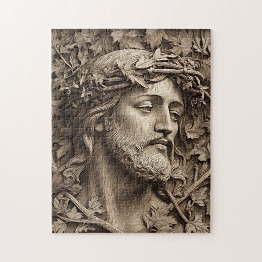 Jesus Carving Jigsaw Puzzle (Vertikal)