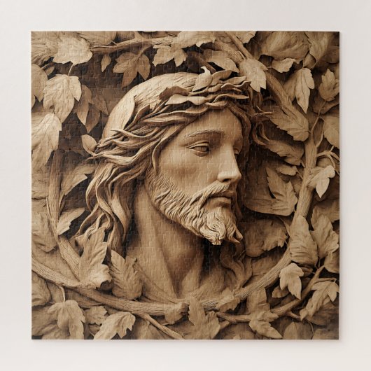 Jesus Carving Jigsaw Puzzle (Vertikal)