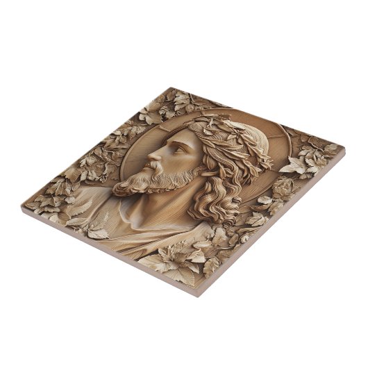 Jesus Carving Keramik Tile Fliese (Seite)